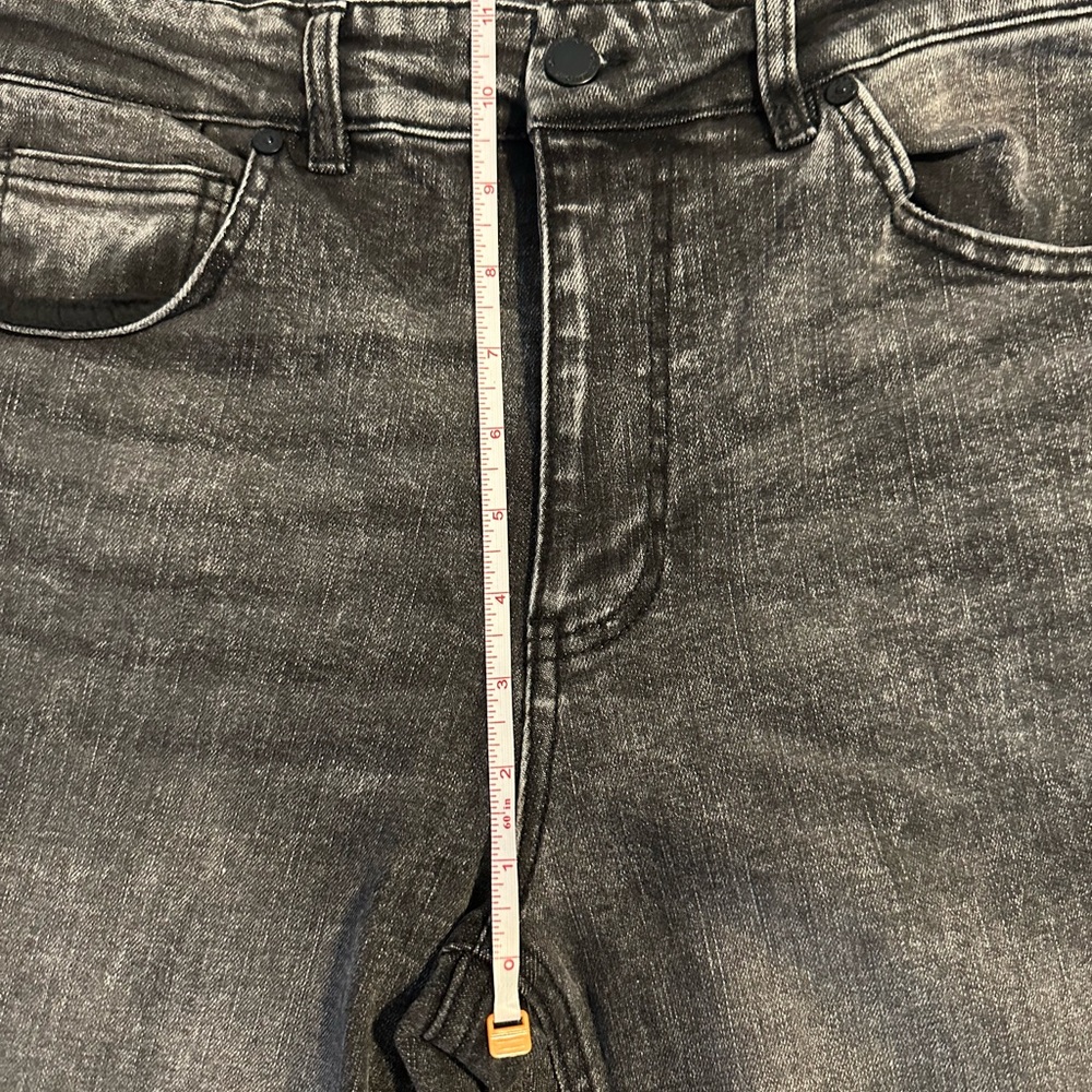 OAT New York Black Straight Leg Jeans with Contrasting Stitching - Picture 8 of 10